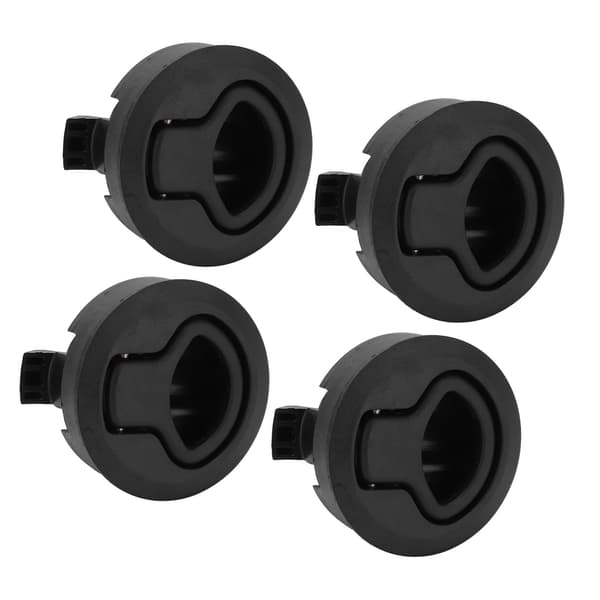 61 mm/2,4 tommer Marine Flush Pull Slam Latch Rund Ringlås Båtskap Maskinvare for Luker Yachter Bobiler