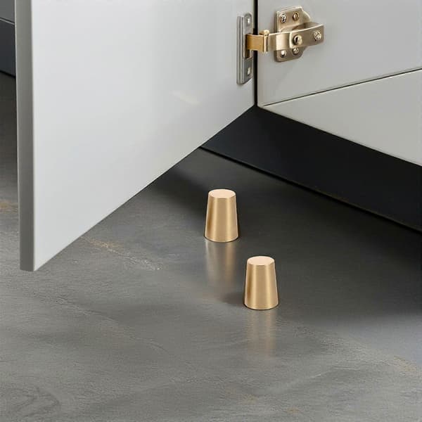 5 Pcs Crystal Clear Door Knobs Cabinet Drawer Door Knobs Pull Handles Golden Golden 2.00X1.50X1.50CM