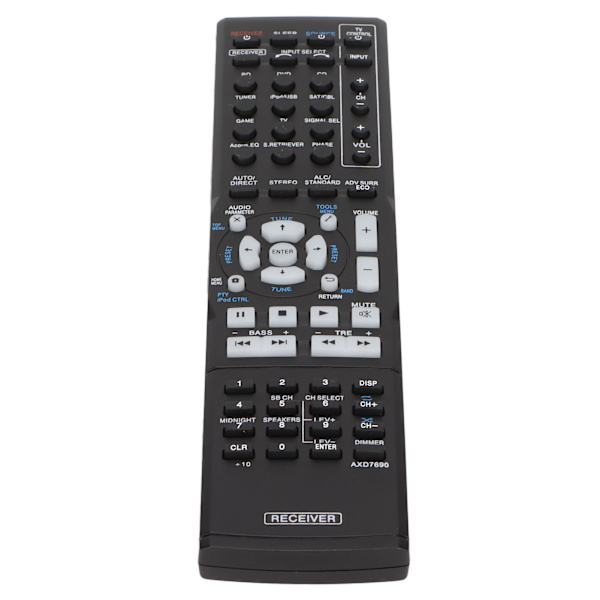 Udskiftningsfjernbetjening til Pioneer AXD7690 VSX323K VSX423 VSX-322-K VSX-523-K-modtagere