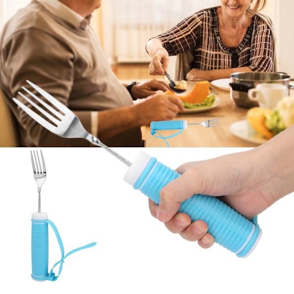 Stroke Äldre Hjälp Bestick Handikappad Hand Anti-Shake Äta Hjälp Tillbehör(Gaffel )