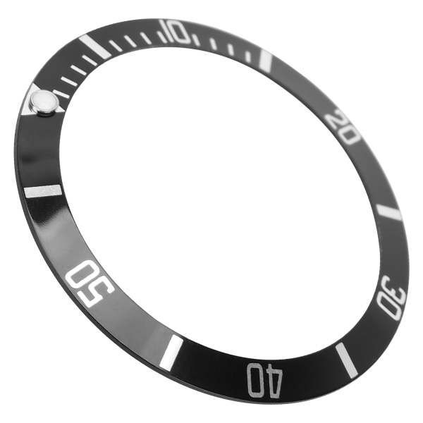 Profesjonelt armbåndsur Bezel Insert Loop Replacement Watch Bezel Insert Ring Accessory Black