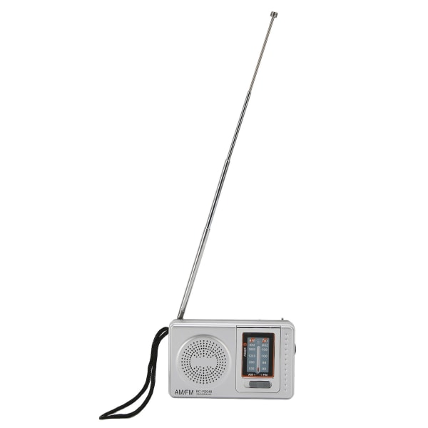 Bærbar radio DSP-brikke AM FM-transistorradio med innebygd høyttaler for hjemmereiseunderholdning Arbeidsnød
