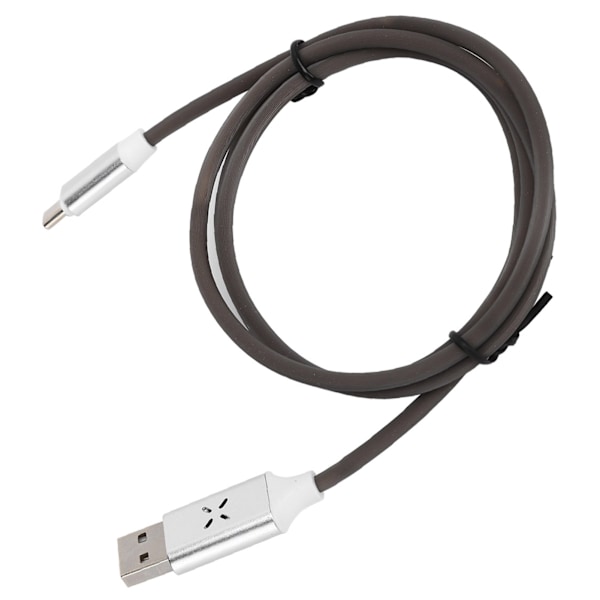 2.4A LED hurtigladende kabel stemmestyrt blits USB til Type C flytende ladekabel