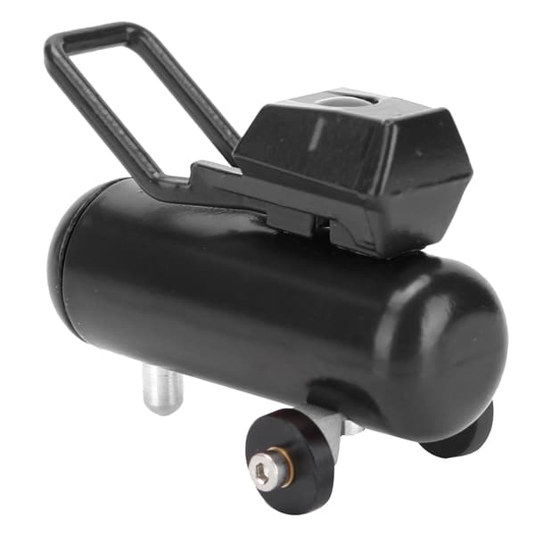 RC Simulation Luftpumpe Metal Tilbehør Passer til TRX4 90046 D90 CC01 1/10 RC Bilmodel Sort