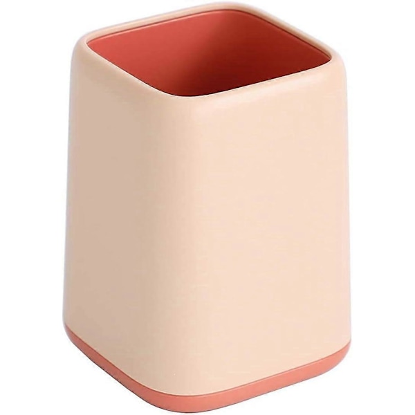 Tofarget Skrivebord Blyantholder, Blyantholder Eller Sminkekoster (Rosa)