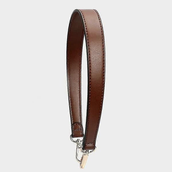 Genuine Leather Short Adjustable Bag Strap Replacement Handle for Handbags, Purses, Totes Coffee Coffee 49CM