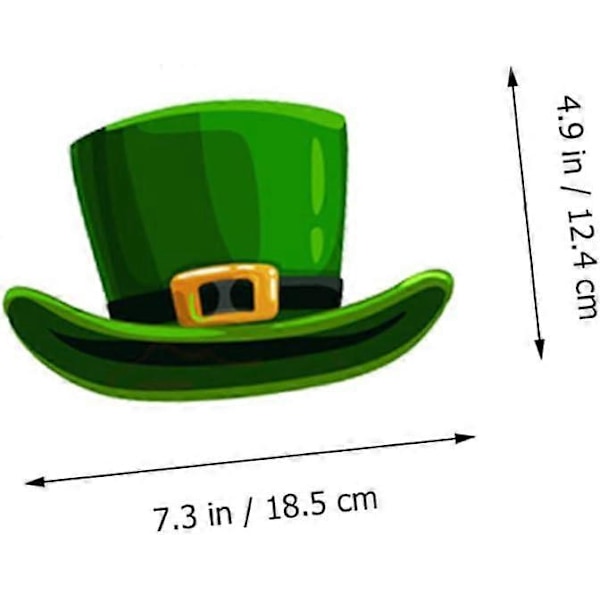 1 Sett med Patrick's Day Assortert Design Dekaler Patricks Magnetiske Elementer Tema Sugekopp Kjøleskapsmagneter