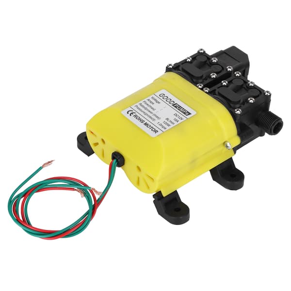 12V 120W 8L membran högtryckspump med kopparkontakt automatisk vatteninsprutningspump