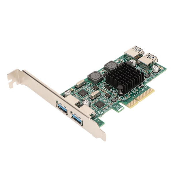 USB 3.0 PCIe-udvidelseskort 4 porte 5 Gbps højhastighedsoverførsel PCI Express USB3.0-kort til computer USB-enhed