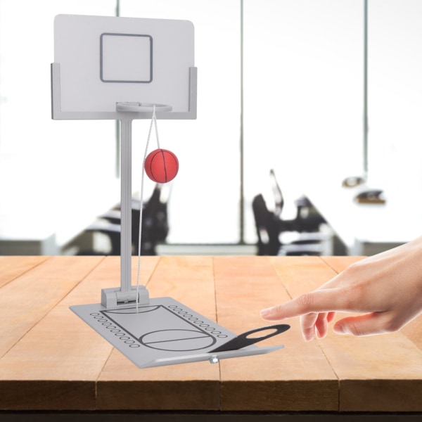 Aluminiumslegering Mini Desktop Folding Basketball Machine Innovativ Micro Pressure Reduction Shot Counter Game