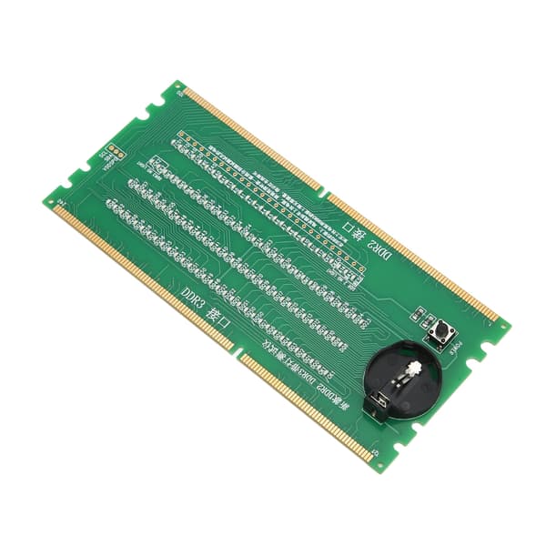 Dataminnestester DDR2 DDR3 2-i-1 PCB-materiale Lysdioder Stasjonær hovedkorttester med LED