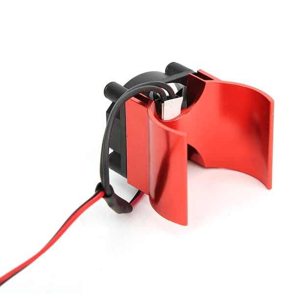 Motor Køleplade Køleventilator 1/10 RC Bilmodel Tilbehør Passer til Traxxas TRX-4 Rød