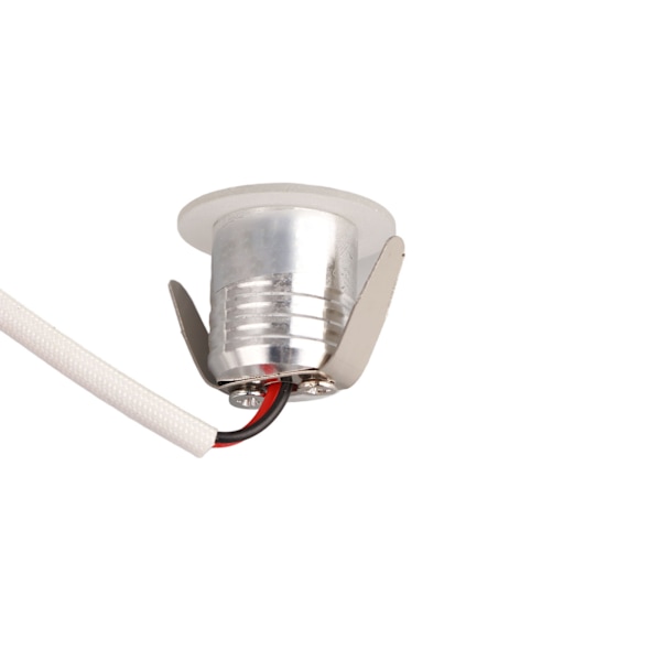 Mini indbygget spotlys professionel rund form LED loftspotlys til indendørs stue spisestue AC85‑265V positivt hvidt lys 6000K