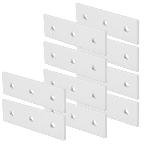 10 stk. Aluminium Flad Forbindelsesplade Flad Lige Reparationsplader 3030‑3 Huller