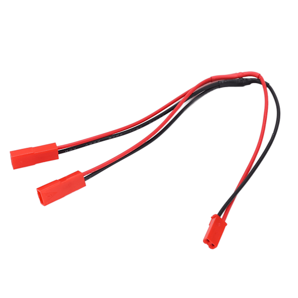 JST-pluggsplitter JST hann-hunn Y-kabel 1 hunn til 2 hann parallell adapterkabel for RC-bil, fly og båter