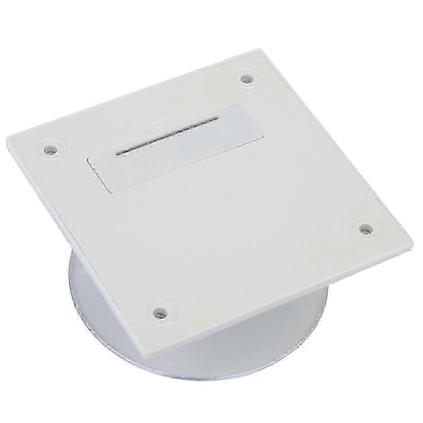 Soldriven batteridriven display roterande vridbord vit
