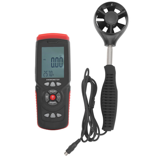 GT8913 Vindmätare Industriell Digital Vindhastighet Temperatur Fuktighetsmätare Tester