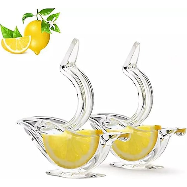 5-pakks fugleformet sitronskviser Ergonomisk akryl manuell juicer for lime og appelsin