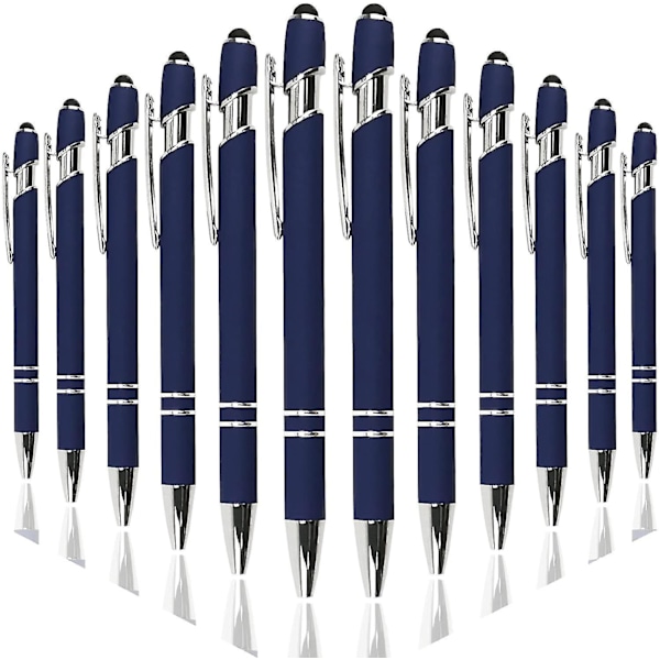 Kapacitiv Touchscreen-stylus kuglepen sæt - 12 pak