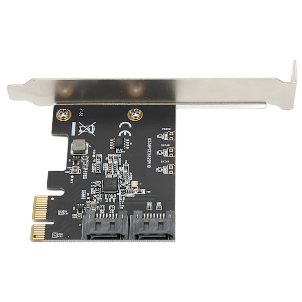 PCIE till SATA expansionskort 6 Gbps stabil prestanda PCIE till 2 SATA3.0 expansionskort för stationär dator
