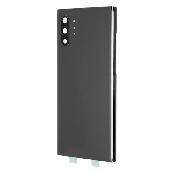 Telefon Bakre Glassdeksel Vanntett med Kameraglasslinse og Limtapedeler for Galaxy Note 10+ Plus N975 Svart