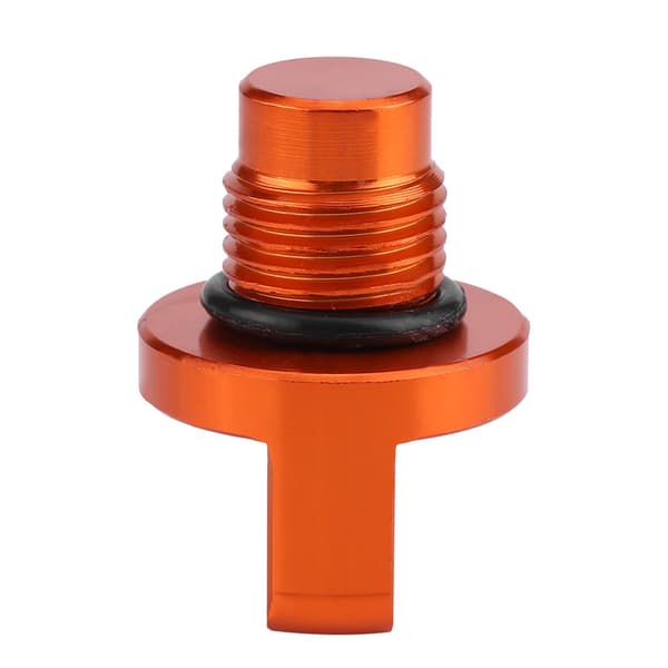Motorcykeltillbehör Orange Aluminiumlegering Oljepåfyllningslock
