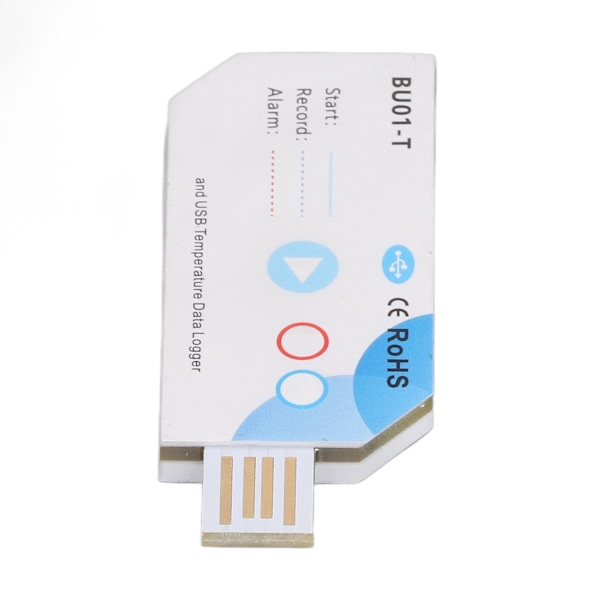 USB Temperatur Datalogger Bluetooth APP Forbindelse Temp PDF Rapport Optager 120 Dage 32000 Kapacitet
