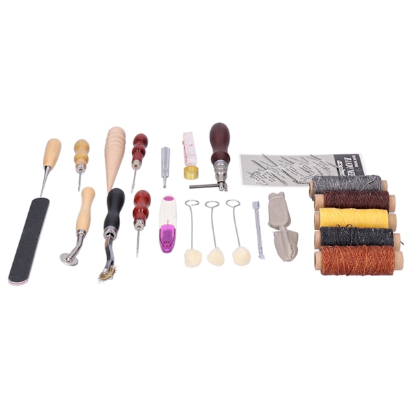 31-osainen nahkatyökalusarja DIY-nahkatyökalut Käsinompelutyökalusarja Ompeutarvikkeet