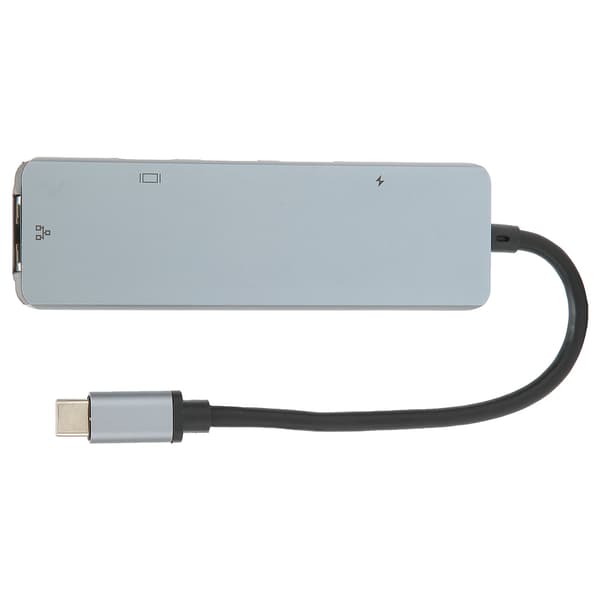 USB C Hub 5 i 1 Højhastighedsdataoverførsel Fremragende varmeafledning Ethernet-adapter til computer tablet