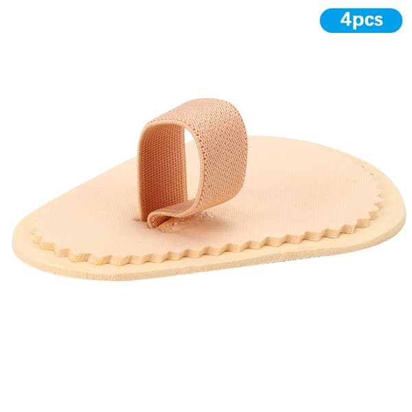 4st Tåriktare Separatorer Skydd Bunion Splint Corrector Tåspridare Skydd 1 Hål