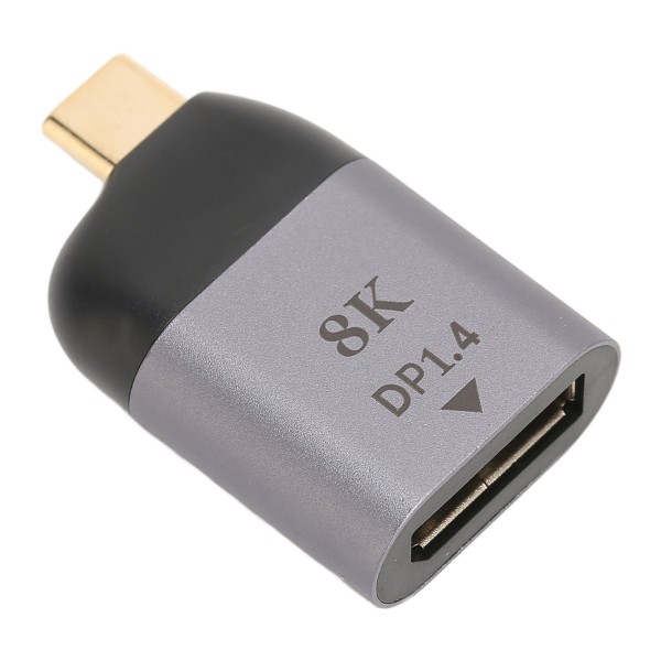 USB C till Display Port Adapter 8K 60Hz Högupplöst Kompakt Bärbar USB C till DP Adapter för Windows PC