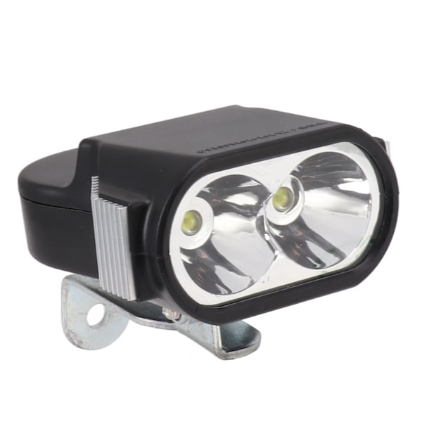 Sykkel frontlykt superlys sykkel LED frontlykt 24‑60V LED sykkellys med advarselshorn for nattkjøring 5W