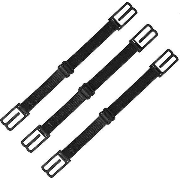 3 stk Sklisikker Justerbar BH Stropp Clips Elastisk Ryggholder