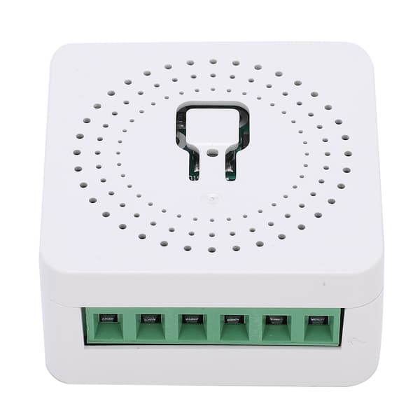 Mini ON/Off Controller Switch Smart WiFi Lysåbner Hvid APP Stemmestyring til Tuya 100‑240V 50/60Hz16A