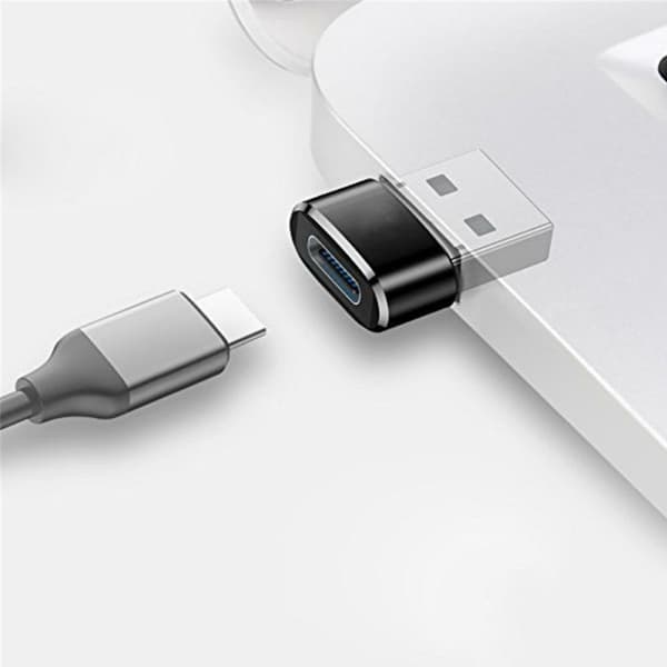 Typ C hona till USB hane-kontakt Typ C till USB-adapter