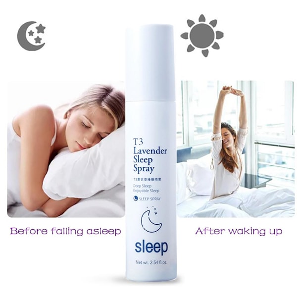 Lavendel Dyp Søvn Spray Rolig Dyp Søvn Tåke Putepray Lavendel Eteriske Oljer Insomni Terapi Søvnhjelpemidler