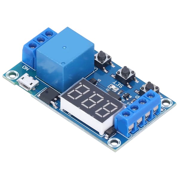 Relämodul DC 6‑30V Programmerbar Fördröjning Av Cykeltimer Koppla Från Trigger Opto Isolator Switch Reläkort