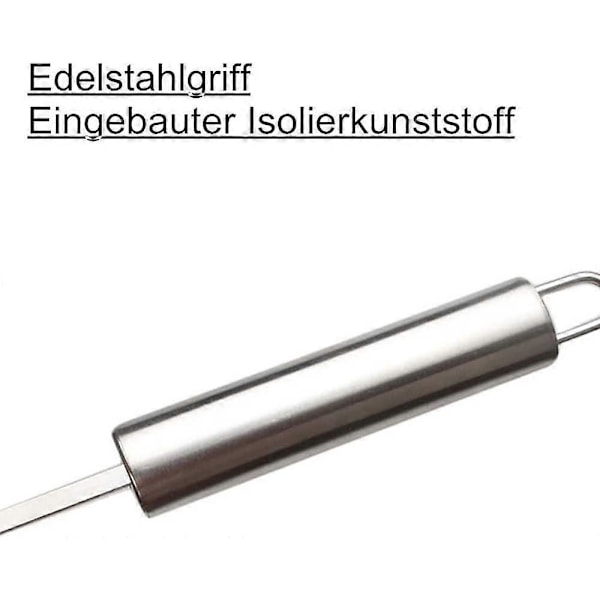 Grillspett Rostfritt Stål, Material med 5-pack Grillspett Barbecue, Spettset, Rostfria Grillspett Metallgrillpinnar, för Utomhusgrillning