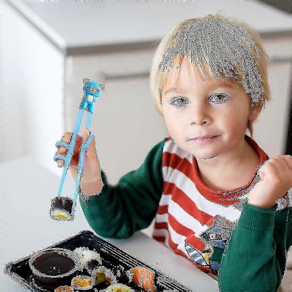 4 kpl Lasten syömäpuikot, Syömäpuikkojen oppimisapuväline lapsille, Harjoitus syömäpuikot eläimillä aloittelijoille shape5