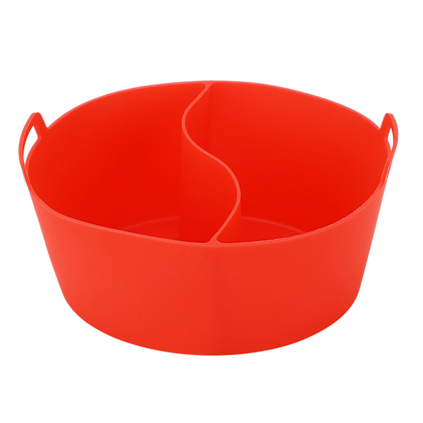 Slow Cooker Liner Mat i matkvalitet silikon, lekkasjesikker, gjenbrukbar, varmebestandig grytedeler liner rød