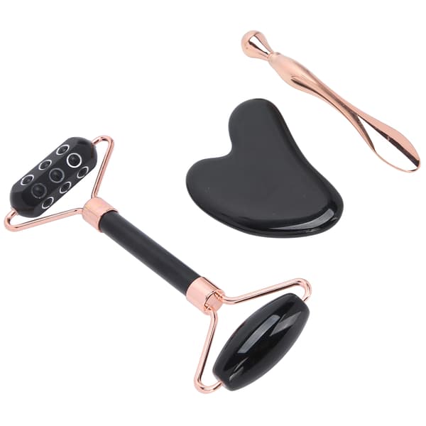 Ansikts germaniumrullmassager Ansikts Gua Sha skrapbräda Ögonkrämsskedset