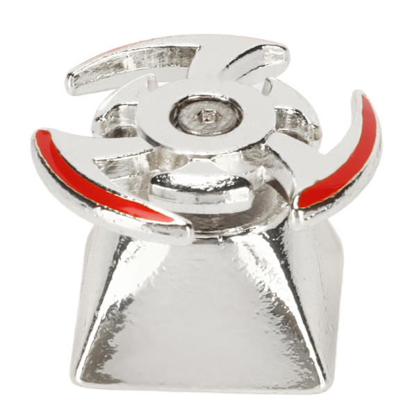 Roterande tangentknapp i metall med ergonomisk design för mekaniska tangentbord, silver