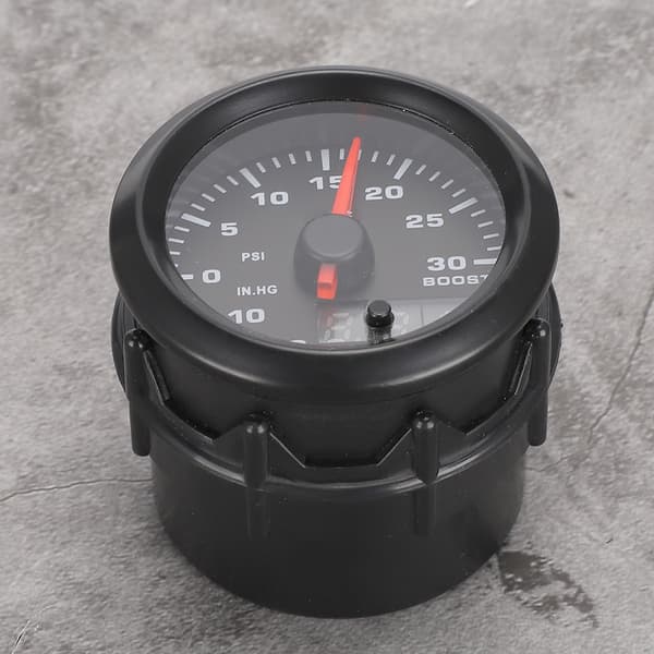 52 mm / 2 tommer 7 farger LED Turbo Boost Meter Bilmodifikasjonsinstrument sett