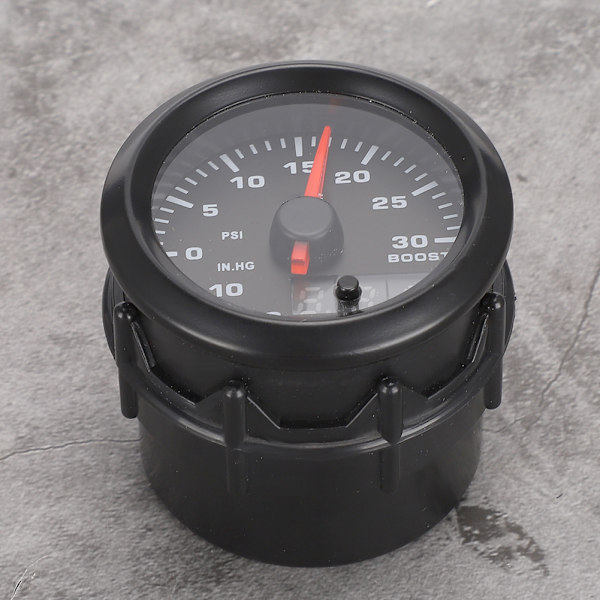 52mm / 2in 7 farver LED Turbo Boost Meter Bilmodifikation Instrument Sæt