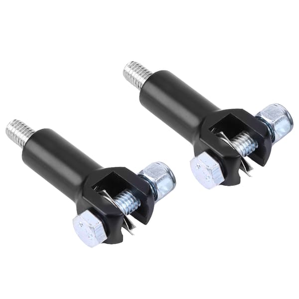 1 par passasjerfothvilere støttefeste Clevis Kit for Softail 2000-2006 Svart
