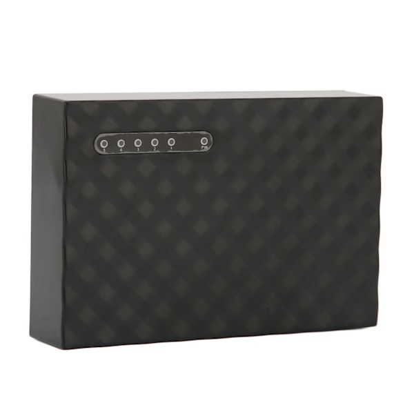 Verkkokytkimen 1000M 5 portin itse mukautuva LED-paneeli Tietokone Gigabit Ethernet -verkkokytkimen 100-240V EU-pistoke