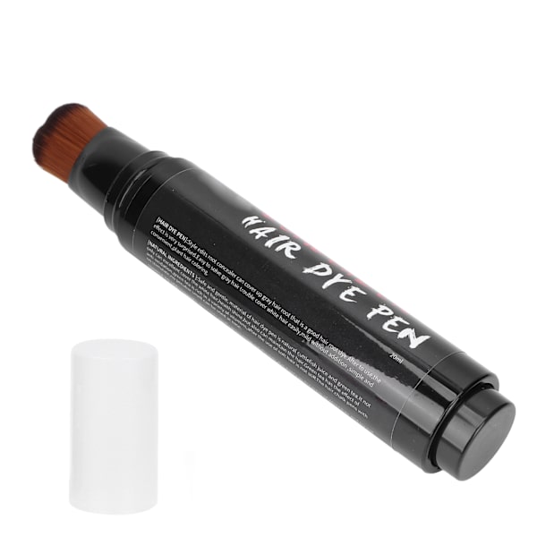 Hårfärgspenna för hårrötter, engångsanvändning, bärbar, snabb touch-up, 20ml Brun