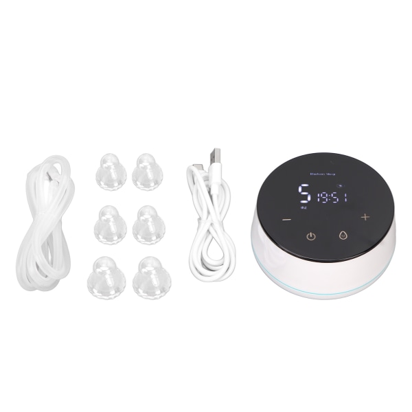 Elektrisk brystvortekorrektor 6 deksler 3 størrelser USB oppladbar inverterte brystvorter avtrekkermaskin for mødre