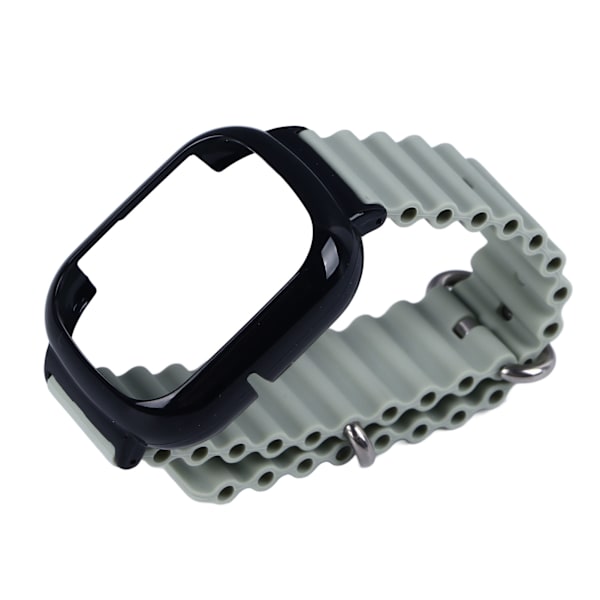 Klockarmband i silikon med inbyggt PC-fodral, trendigt justerbart armband för Honor 4, ljusgrön