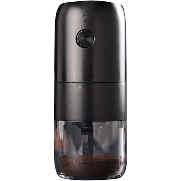 Elektrisk Kaffekvern (svart), Multifunksjonell Bønnekvern, Krydder, Urter, Oppladbar
